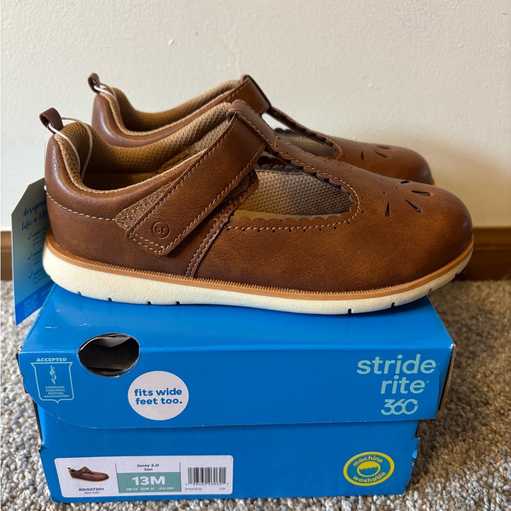 Stride Rite Brown Kids Shoes